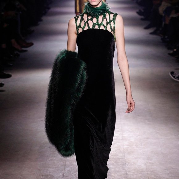 🚫SOLD🚫Dries van Noten Runway Velvet Sequin Gown - Picture 1 of 3